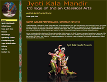 Tablet Screenshot of jyotikalamandir.org